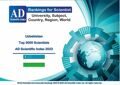 Uzbekistan Top 3000 Scientists  AD Scientific Index 2023